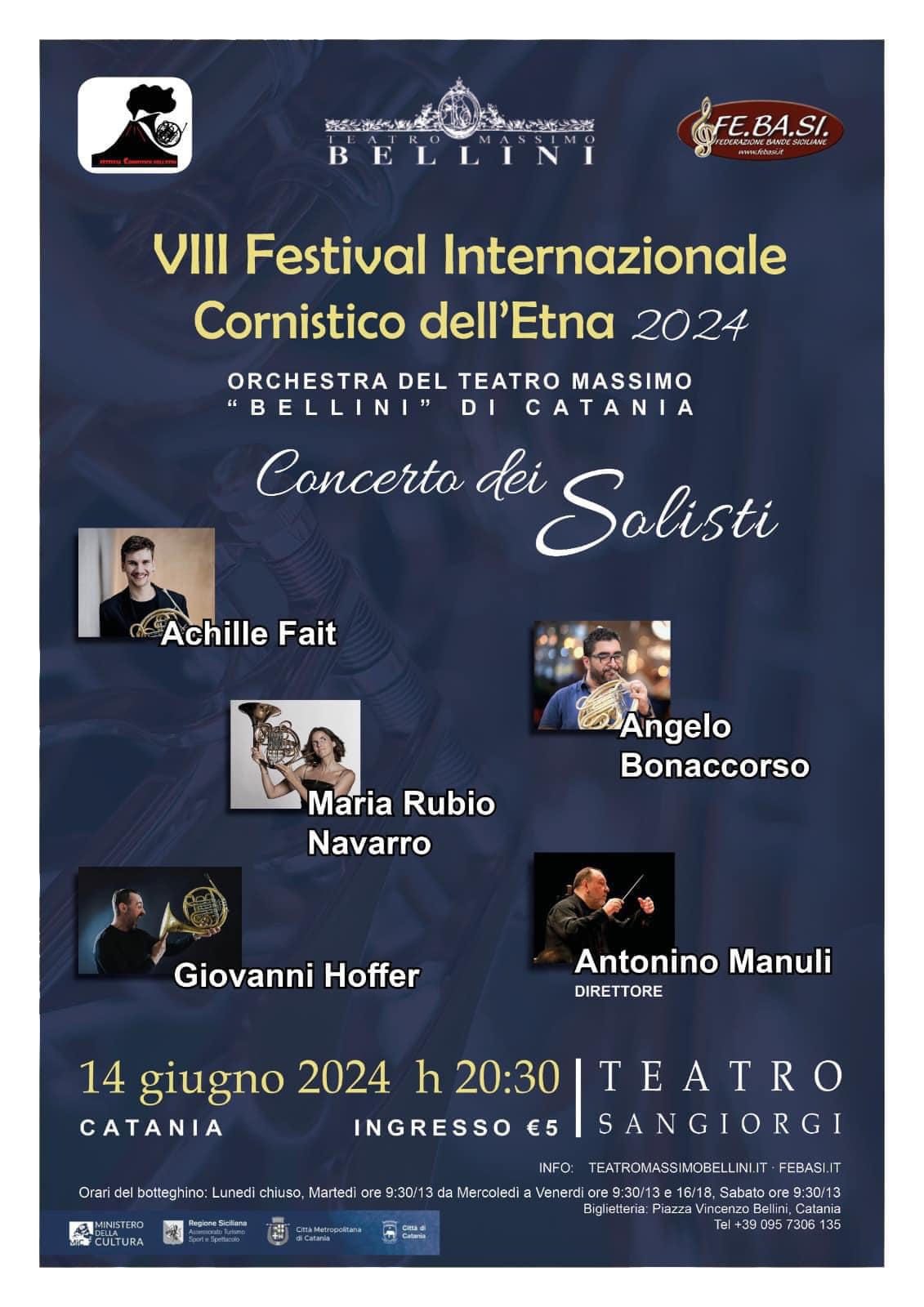 Concerto dei solisti – Festival Cornistico dell’Etna 2024